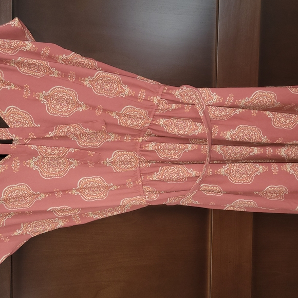 LC Lauren Conrad Pink Dolman Sleeve Sundress - Picture 2 of 3